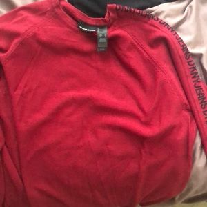 DKNY JEANS RED LONGSLEEVE